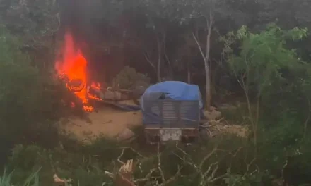DOS PERSONAS MUEREN TRAS INCENDIO DE UN CAMIÓN QUE VOLCÓ EN LA RUTA BIOCEÁNICA