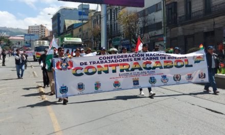 CARNICEROS MARCHAN CONTRA EL ALZA DEL PRECIO DE LA CARNE Y EL GOBIERNO PIDE DIÁLOGO