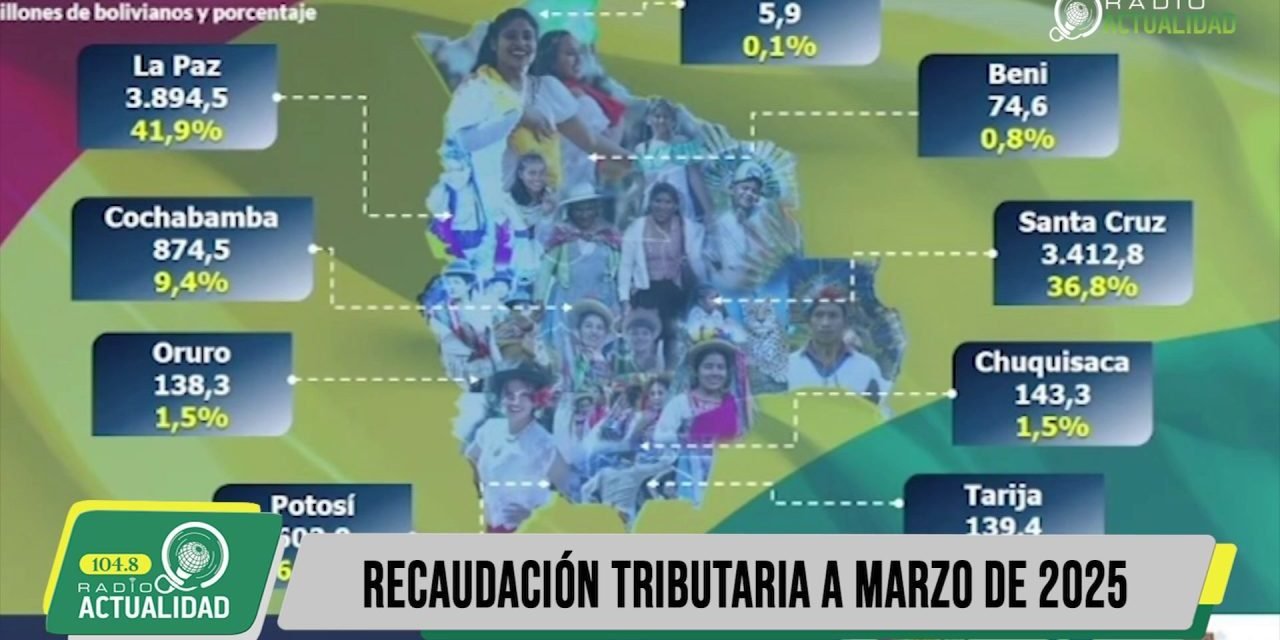 IMPUESTOS NACIONALES RECAUDÓ 20,3% MÁS, A MARZO DE 2025