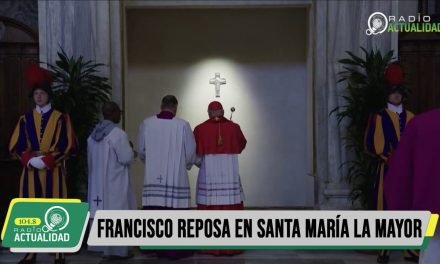 LOS RESTOS DEL PAPA FRANCISCO YA REPOSAN EN SANTA MARÍA LA MAYOR