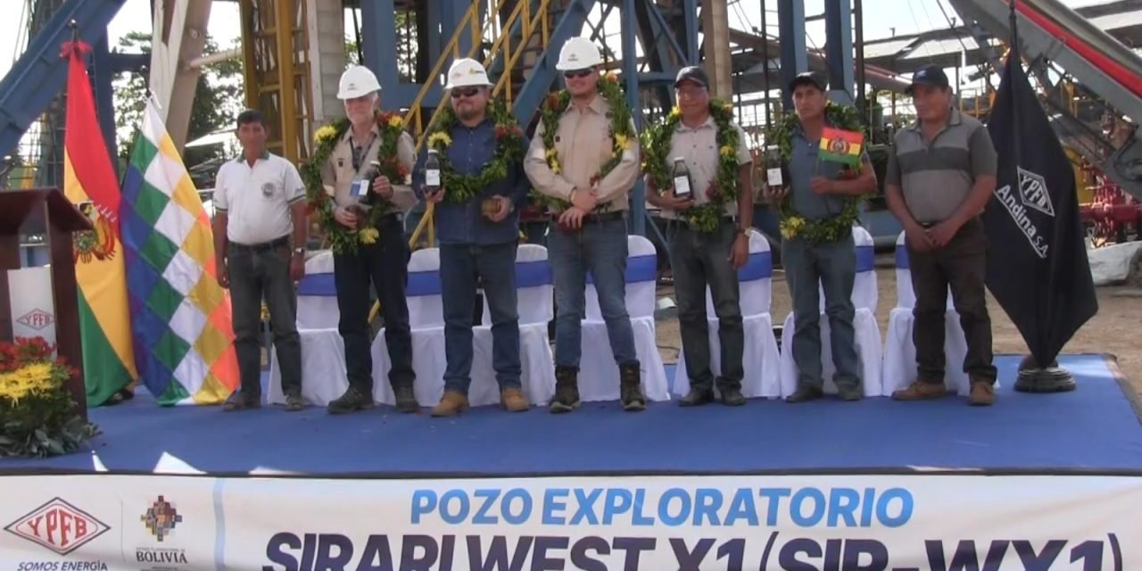 YPFB INUAGURA POZO “SIRARI WEST X1” EN YAPACANI CON PRODUCCIÓN DE 300 BARRILES DIARIOS