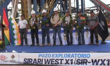 YPFB INUAGURA POZO “SIRARI WEST X1” EN YAPACANI CON PRODUCCIÓN DE 300 BARRILES DIARIOS