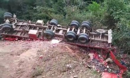 CAMIÓN CON CERVEZA SE EMBARRANCA CERCA DE MAIRANA