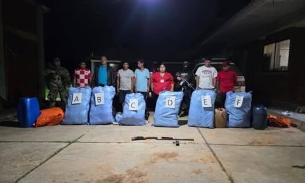 APREHENDEN A SEIS PERSONAS CON 127 KILOS DE MARIHUANA