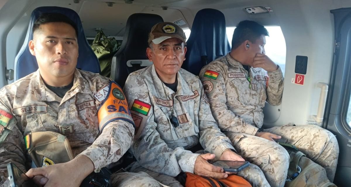 ENVÍAN HELICÓPTERO PARA VERIFICAR POSIBLE UBICACIÓN DE AVIONETA DESAPARECIDA EN BENI