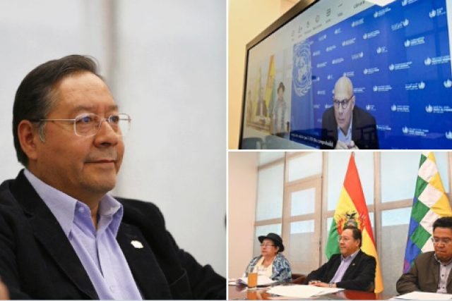ARCE DENUNCIA ANTE EL JEFE DE DDHH DE LA ONU LOS INTENTOS DESESTABILIZADORES DE EVO