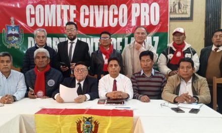 CÍVICOS DECLARAN A EVO MORALES TRAIDOR A LA PATRIA Y ENEMIGO DE LA DEMOCRACIA