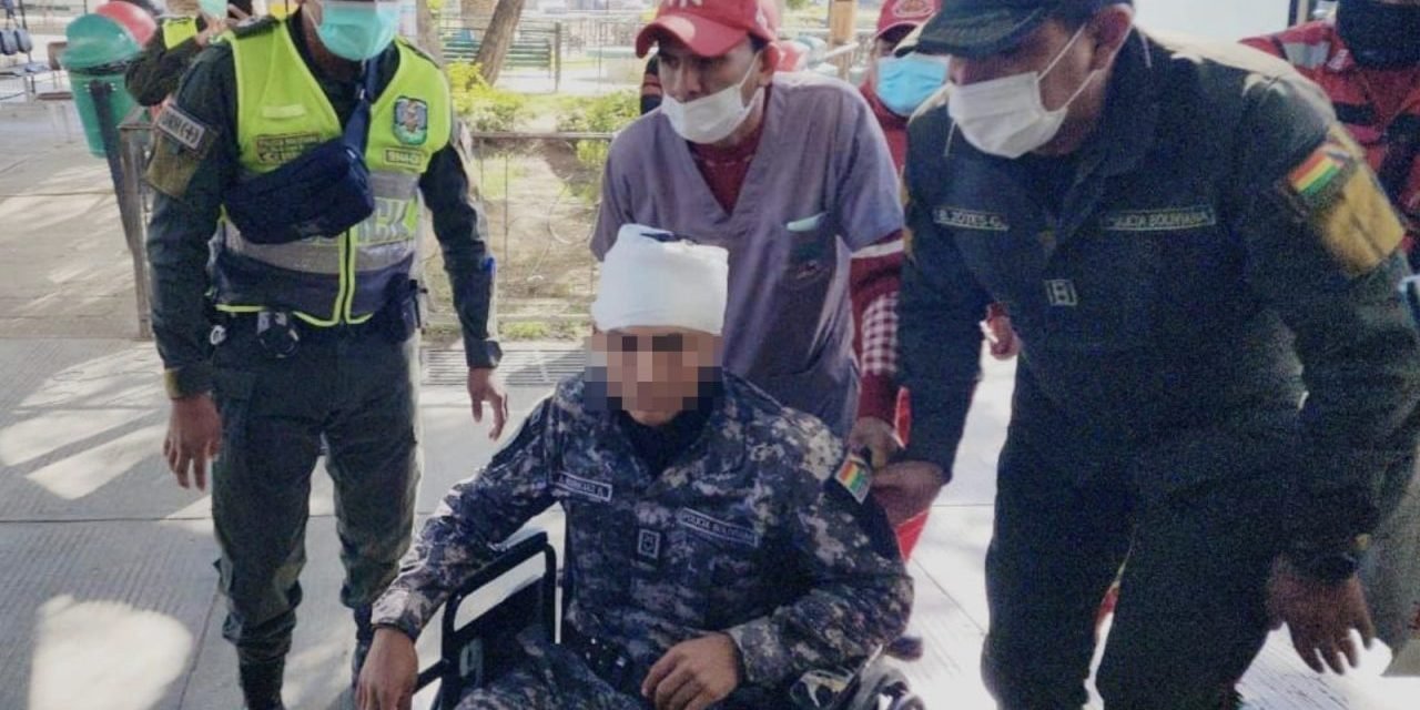 GOBIERNO CONFIRMA DOS POLICÍAS HERIDOS, UNO ESTÁ GRAVE