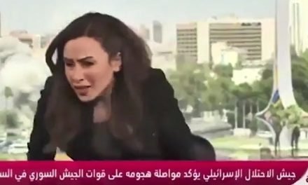 MIENTRAS CONDUCTORA HABLABA EN TV ISRAEL ATACO UN CUARTEL SIRIO EN DAMASCO