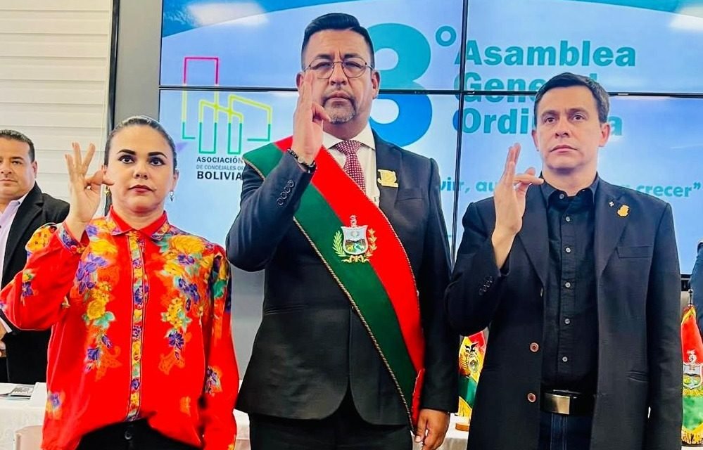 CONCEJAL JOSÉ ALBERTI ES ELEGIDO VICEPRESIDENTE DE LA ASOCIACIÓN DE CONCEJALES DE BOLIVIA