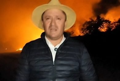 ALCALDE DE SAN RAFAEL DENUNCIA INCENDIO EN LA CARRETERA BIOCEÁNICA