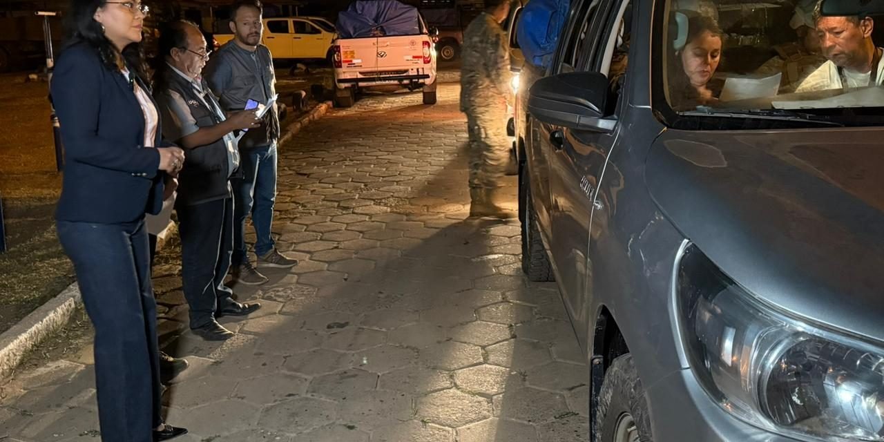 TED SANTA CRUZ DESPLIEGA MATERIAL ELECTORAL AL ÁREA RURAL