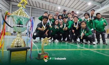 SUBCAMPEONATO PARA BOLIVIA EN EL TORNEO INTERNACIONAL “UNIENDO FRONTERAS”