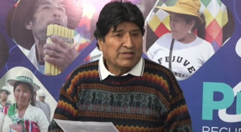 «EVO MORALES DENUNCIA MANIPULACIÓN DE ENCUESTAS A FAVOR DE LA DERECHA»