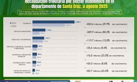 COMERCIO DESTACA COMO MAYOR CONTRIBUYENTE TRIBUTARIO EN SANTA CRUZ