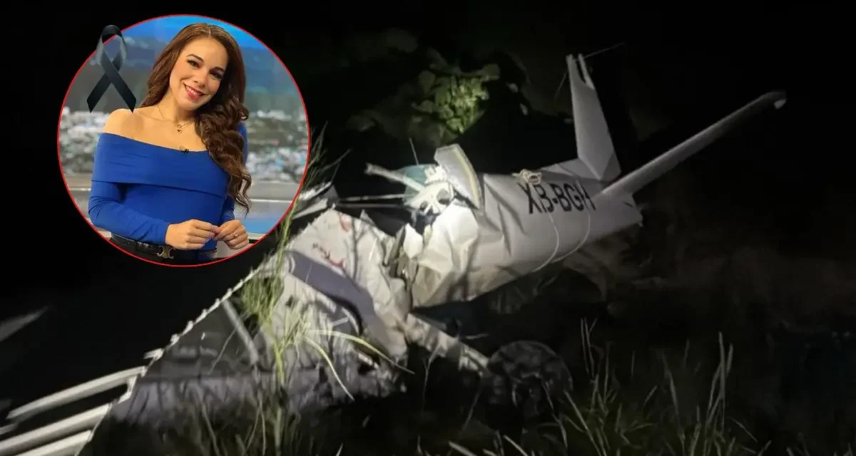 ACCIDENTE AÉREO EN MÉXICO COBRA LA VIDA DE PRESENTADORA DE TV