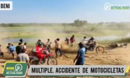 CAOS Y ADRENALINA EN BENI: CINCO MOTOCICLISTAS SE ACCIDENTAN EN PUERTO VARADOR