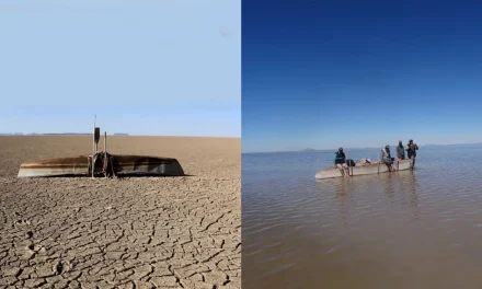 LAGO POOPÓ DESAPARECE ANTE LA SEQUÍA EXTREMA EN ORURO
