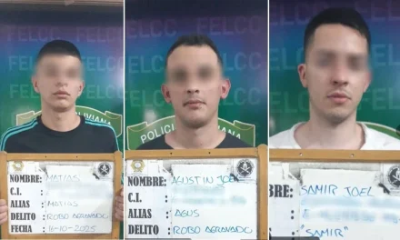 POLICÍA CAPTURA A BANDA ARGENTINA QUE ATRACABA A LIBRECAMBISTAS EN SANTA CRUZ