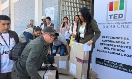 TED SANTA CRUZ TIENE LISTO EL 90% DEL MATERIAL ELECTORAL