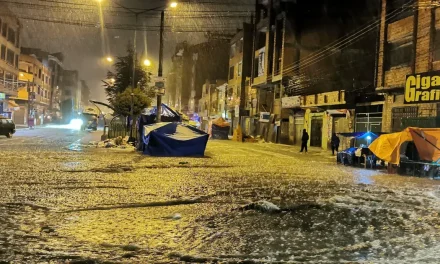 LA PAZ, EL ALTO Y ORURO BAJO ALERTA NARANJA POR LLUVIAS INTENSAS Y GRANIZO