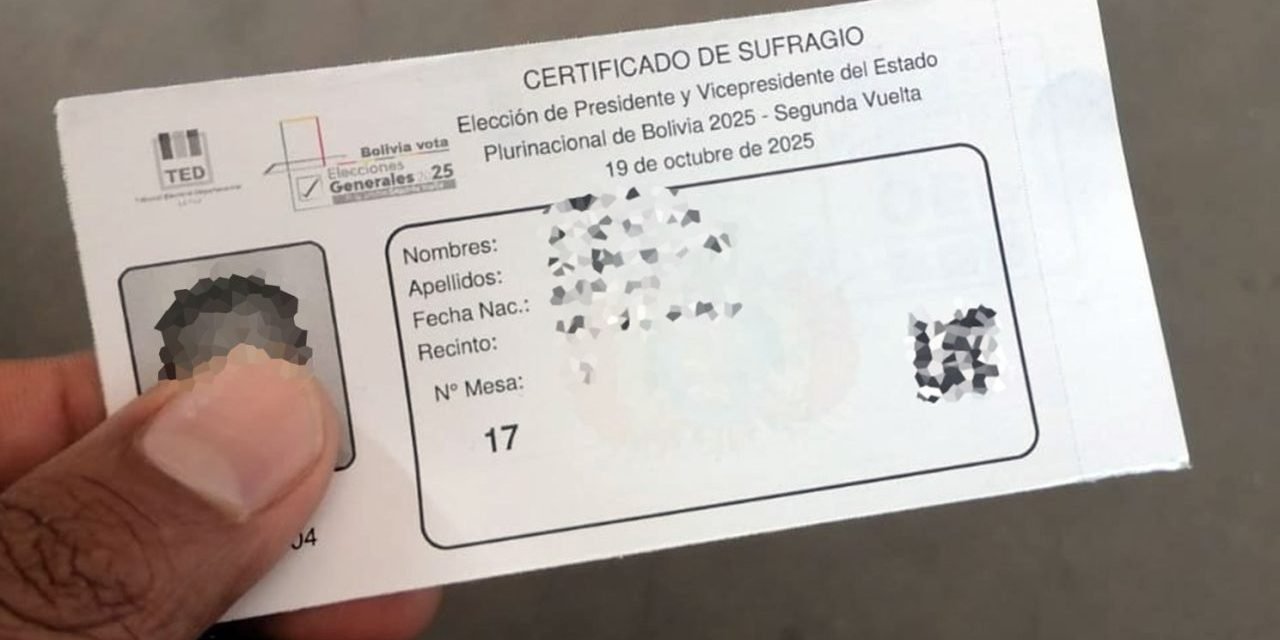 DESDE ESTE LUNES, BANCOS SOLO PEDIRÁN EL CERTIFICADO DE LA SEGUNDA VUELTA