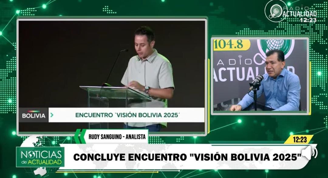 RUDDY SANGUINO: “BOLIVIA DEBE MIRAR SU ECONOMÍA CON PERSPECTIVA DE LARGO PLAZO”