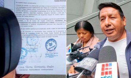 MORALES Y LÍDERES DEL TRÓPICO PRESENTAN DEMANDAS AL GOBIERNO Y BUSCAN DIÁLOGO CON PAZ