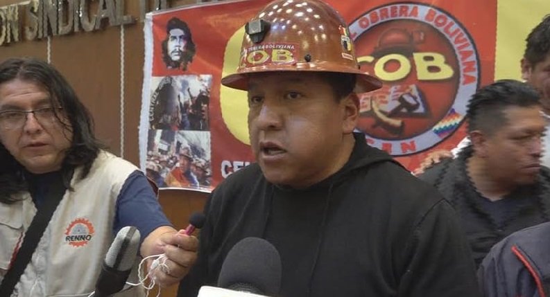 COB CONFIRMA DIÁLOGO CON EL GOBIERNO Y MANTIENE MOVILIZACIONES