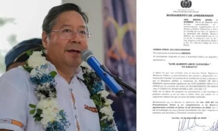 FISCALÍA APREHENDE AL EX PRESIDENTE LUIS ARCE POR PRESUNTOS DELITOS ECONÓMICOS