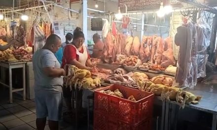 PRECIOS DE LA CARNE EN MERCADO LAZARETO PREVIO A LA CENA DE AÑO NUEVO