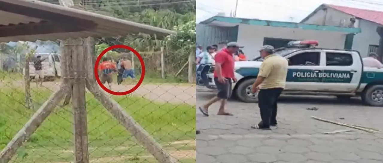 ENCAPUCHADOS EMBOSCAN Y ATACAN A UNA PATRULLA POLICIAL EN SAN CARLOS