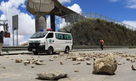 BOLIVIA TIENE PUNTOS 70 BLOQUEOS CONTRA EL DECRETO 5503