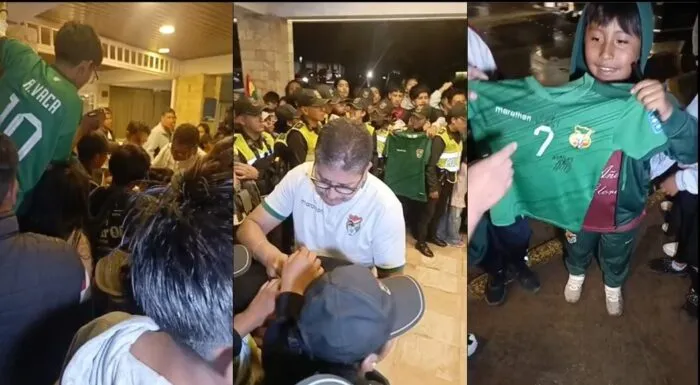 MILES DE HINCHAS RECIBEN A «LA VERDE» EN UNA JORNADA MARCADA POR LA EMOCIÓN Y LA ILUSIÓN MUNDIALISTA