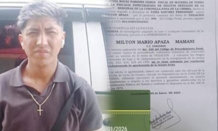 APREHENDEN AL TIKTOKER “MILTON” EN EL AEROPUERTO DE VIRU VIRU POR PRESUNTA VIOLACIÓN